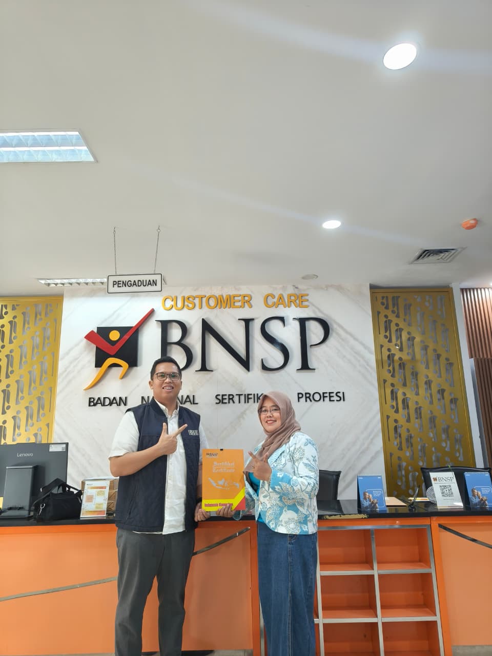 Kunjungan resmi ke Kantor BNSP