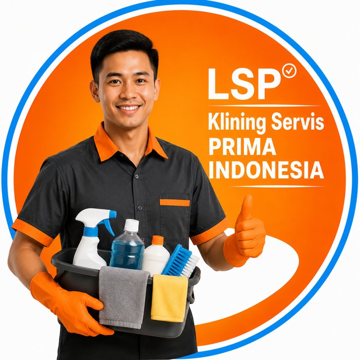 Kliner dengan peralatan pembersih